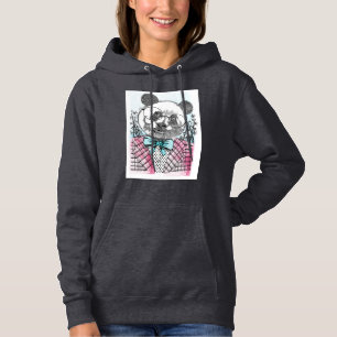 Panda illustration design Hoodie