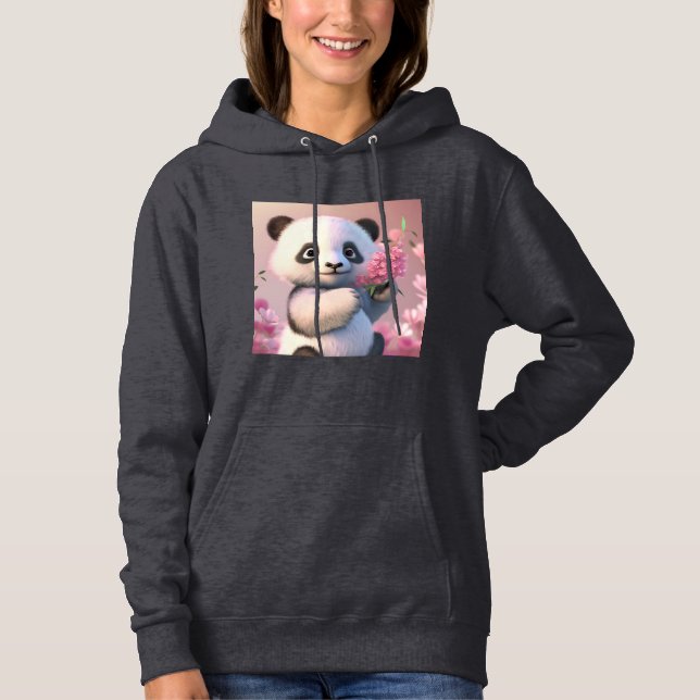 Panda illustration design Hoodie (Front)