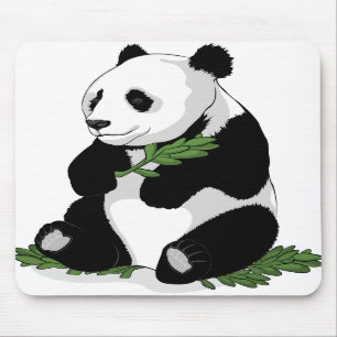 Panda Illustration Mousepad