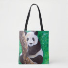 Panda in a Tree Painting