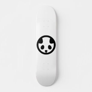 Panda in circle skateboard