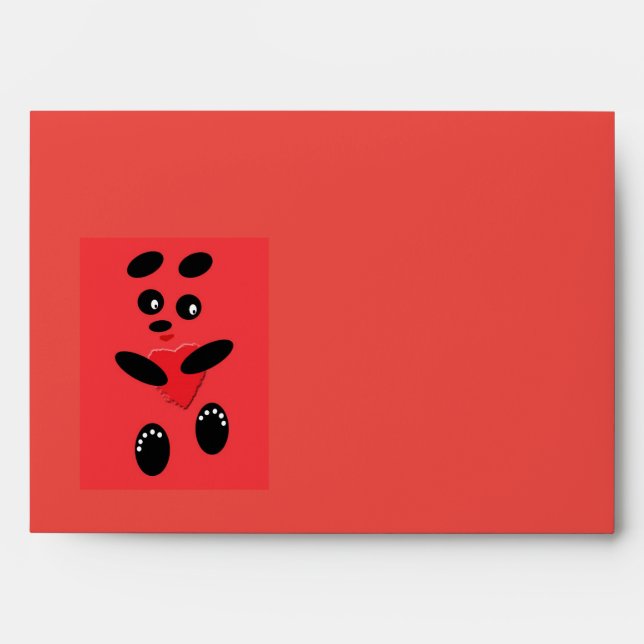 Panda in Love Red Envelope (Front)