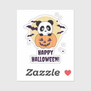 Panda In Pumpkin Sweet Pandas Happy Halloween