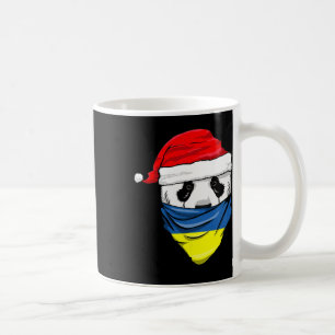 Panda In Santa's Hat And Ukraine Flag Ndana Christ Coffee Mug
