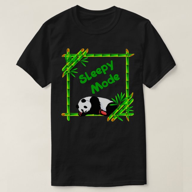 Panda in sleep mode T-Shirt (Design Front)