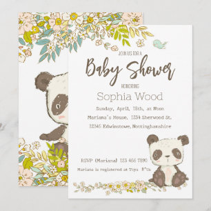 Panda Invitation