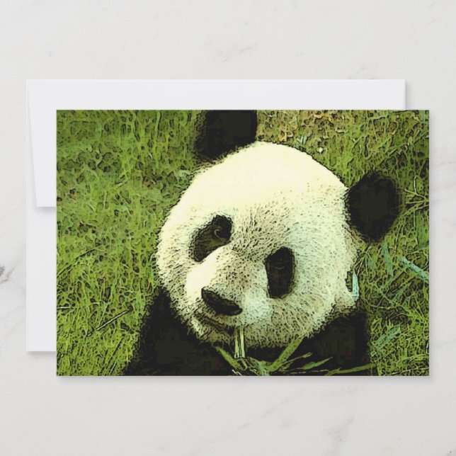 Panda Invitation (Front)