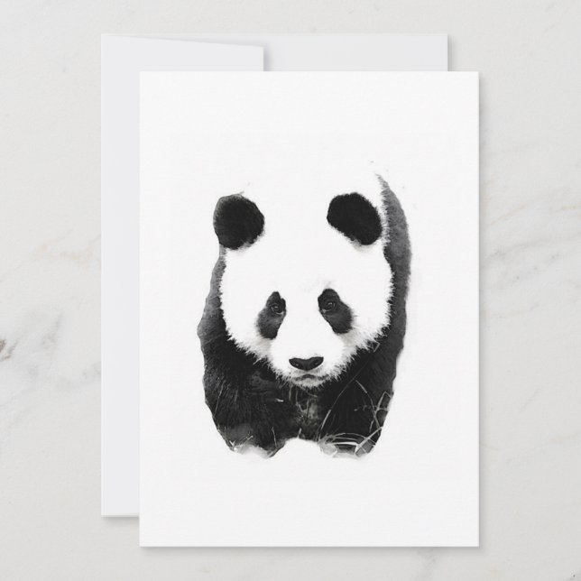Panda Invitations (Front)