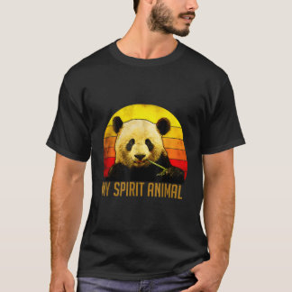 Panda Is My Spirit Animal For Panda T-Shirt