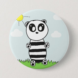 Panda Kids 7.5 Cm Round Badge