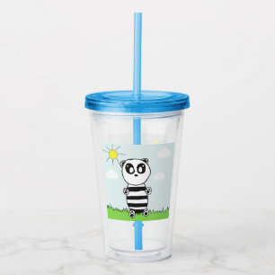Panda Kids Acrylic Tumbler