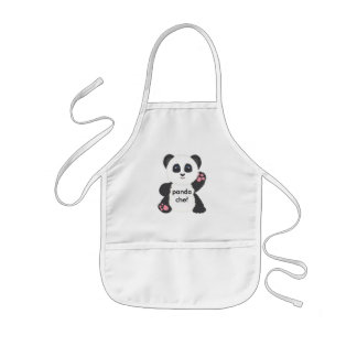 Panda kid's apron