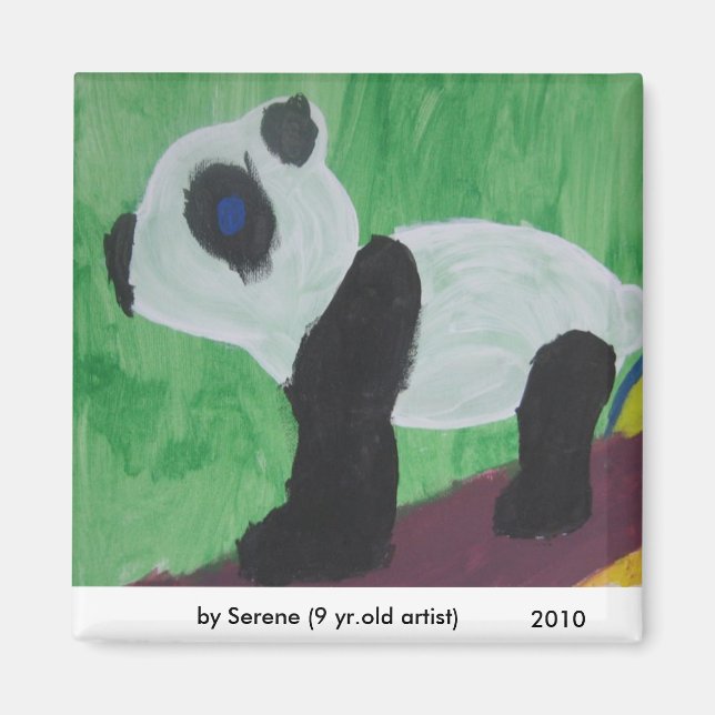 Panda Kids Art Magnet (Front)