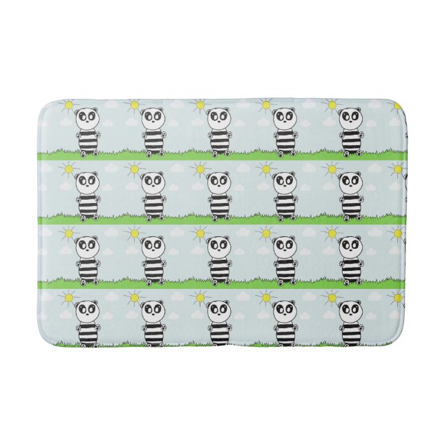 Panda Kids    Bath Mat (Front)