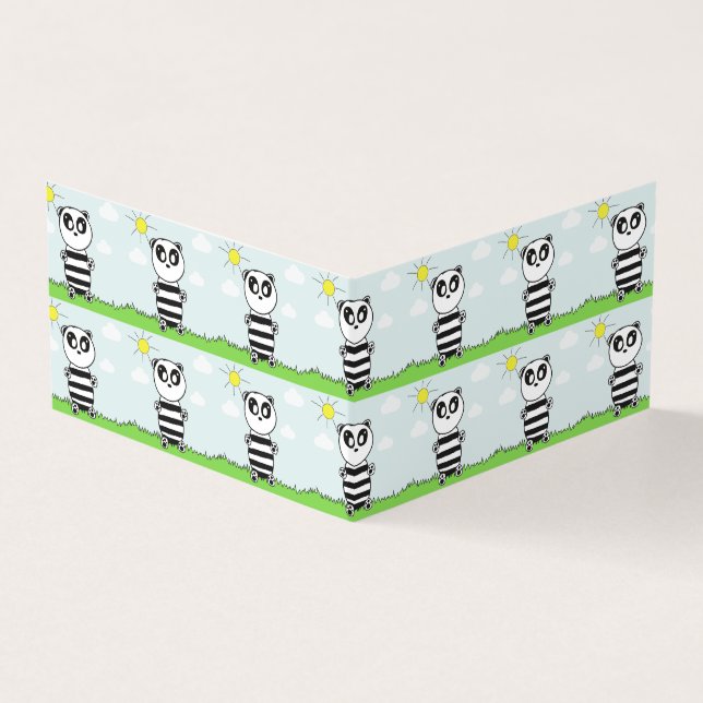 Panda Kids  Business Card (Outside)