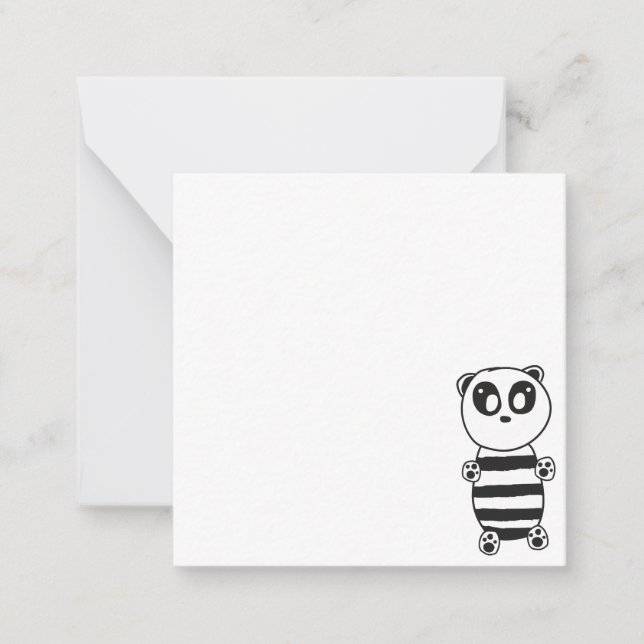 Panda Kids    Card (Front)