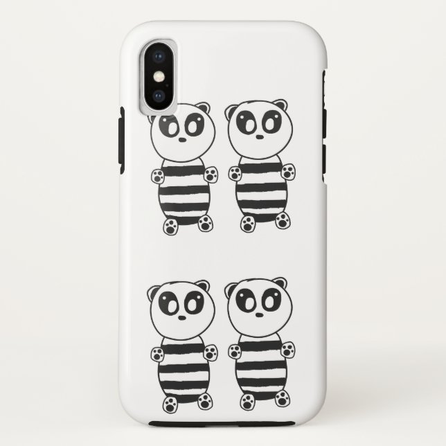 Panda Kids   Case-Mate iPhone Case (Back)