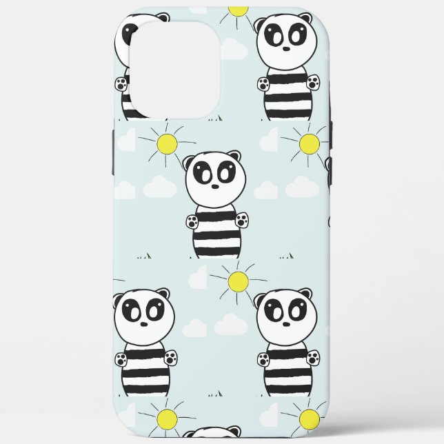 Panda Kids   Case-Mate iPhone Case (Back)