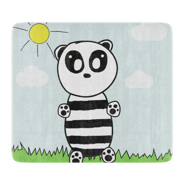 Panda Kids   Cutting Board (Front)