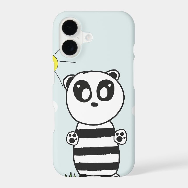 Panda Kids    iPhone Case (Back)