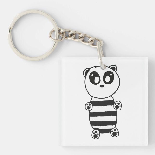 Panda Kids   Key Ring (Front)