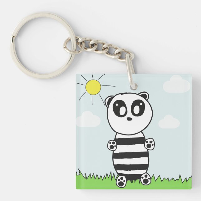 Panda Kids   Key Ring (Front)