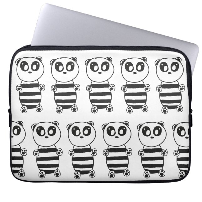 Panda Kids    Laptop Sleeve (Front)
