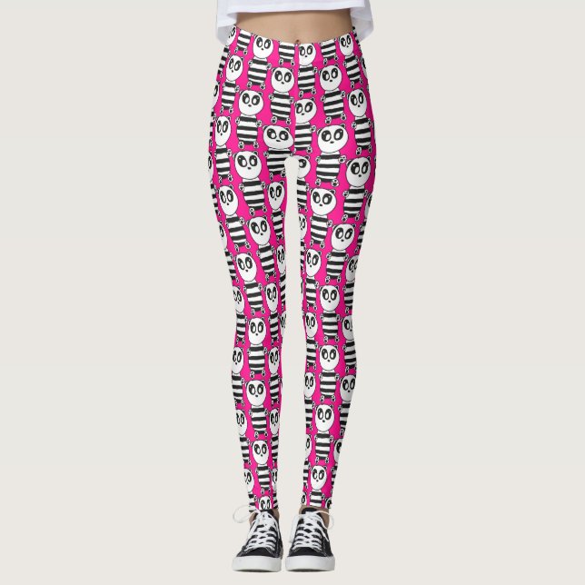 Panda Kids  Leggings (Front)