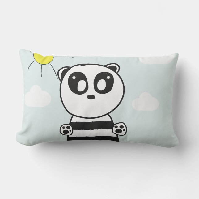 Panda Kids   Lumbar Cushion (Front)