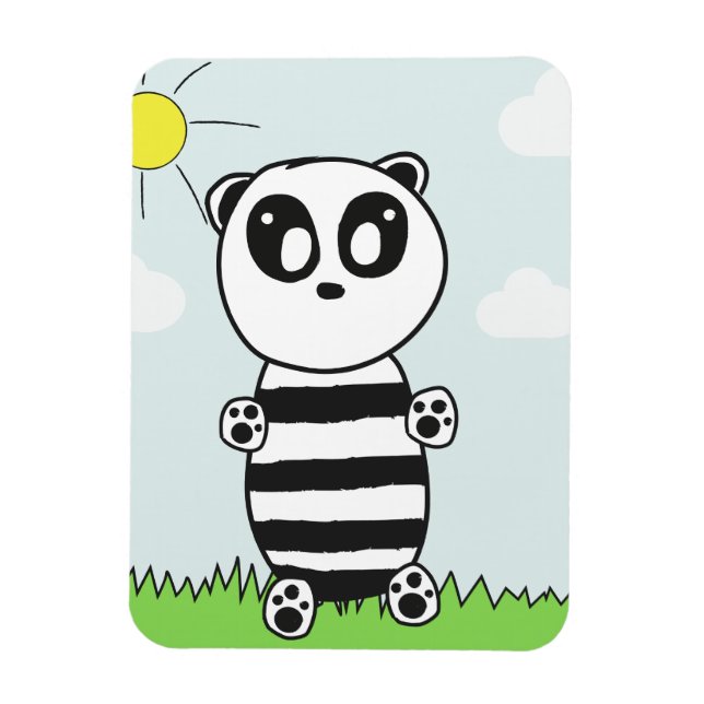 Panda Kids  Magnet (Vertical)