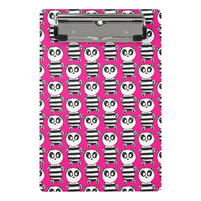 Panda Kids  Mini Clipboard (Front)