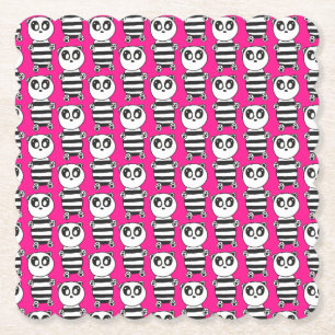 Panda Kids  Paper Coaster