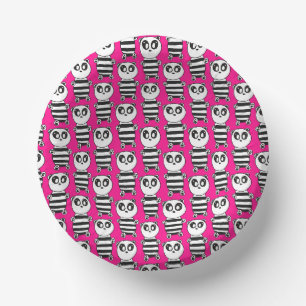 Panda Kids Paper Plate