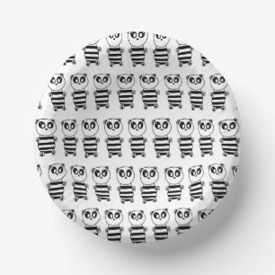 Panda Kids Paper Plate