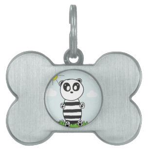 Panda Kids Pet ID Tag