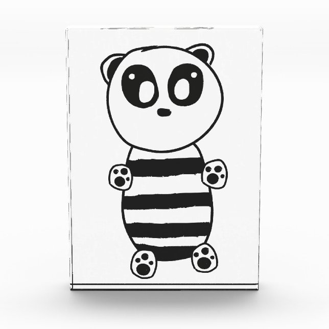 Panda Kids  Photo Block (Front)