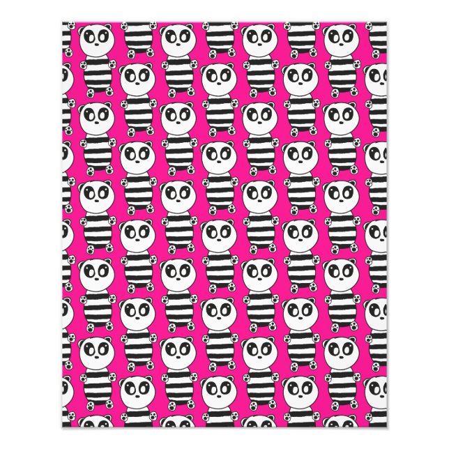 Panda Kids  Photo Print (Front)