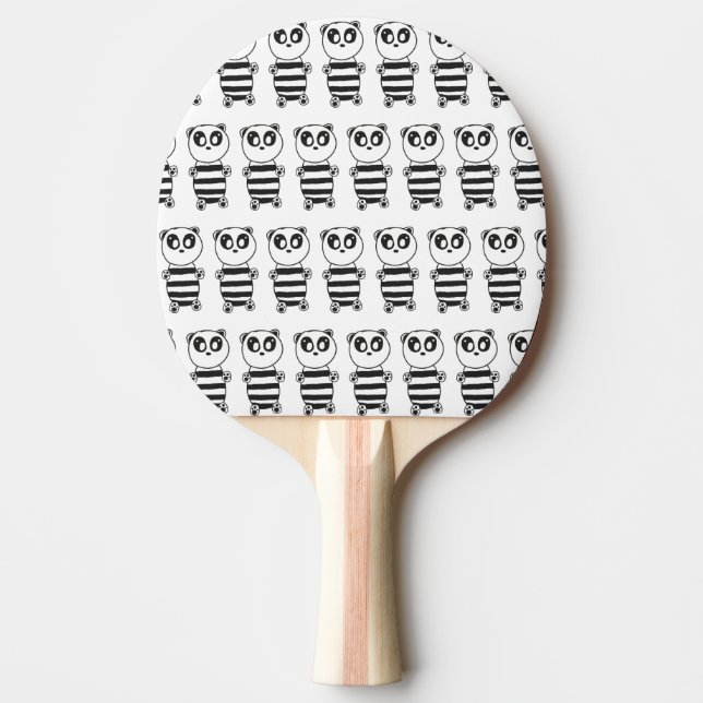 Panda Kids  Ping Pong Paddle (Front)