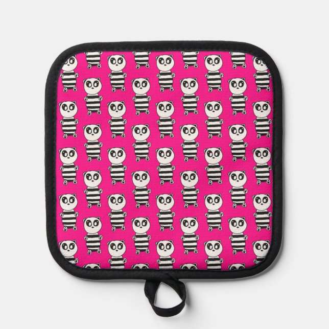 Panda Kids  Pot Holder (Front)
