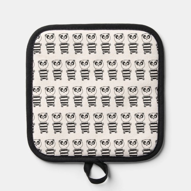Panda Kids  Pot Holder (Front)