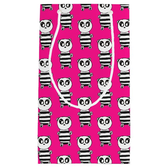 Panda Kids  Small Gift Bag (Front)