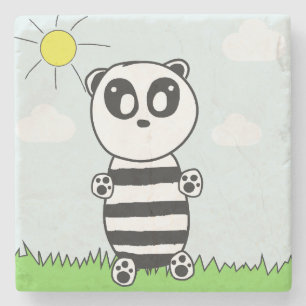 Panda Kids   Stone Coaster