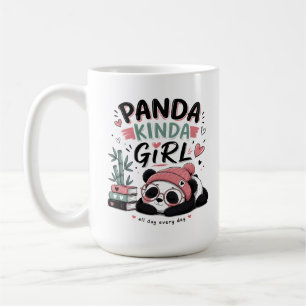 Panda Kinda Girl Cute Panda Coffee Mug