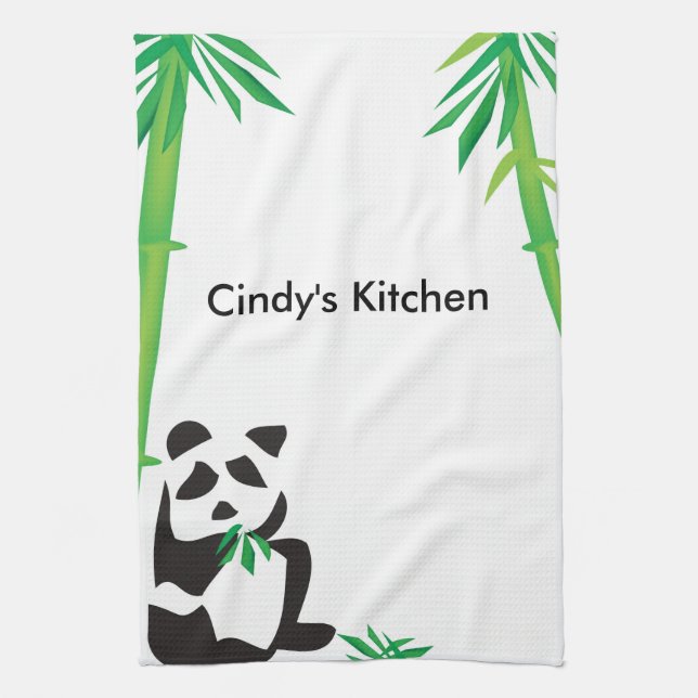Panda Kitchen Towel (Vertical)