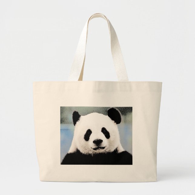 Panda Large Tote Bag (Front)