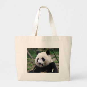 panda large tote bag