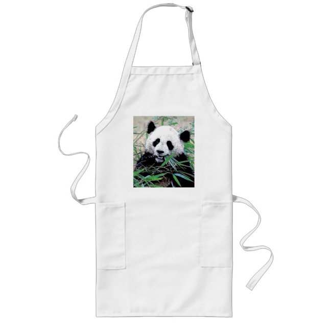 Panda Long Apron (Front)