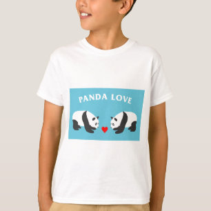 Panda Love (Blue) T-Shirt