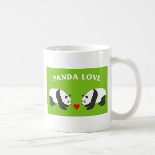 Panda Love (Green) Coffee Mug