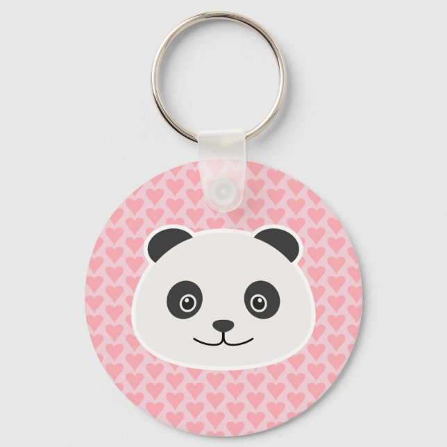 Panda love key ring (Front)